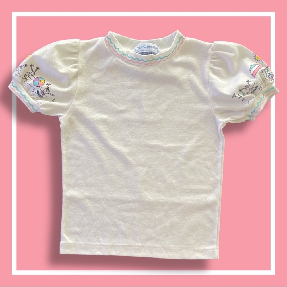 Vintage OshKosh Beach Tee - 6T - EVC